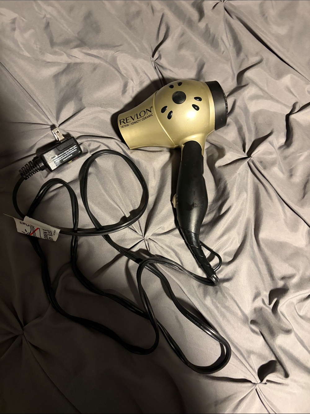 Revlon 1875 W/ Ionic/CeramicTravel Hair Dryer